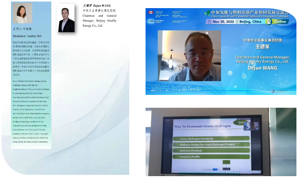 SinoHy Energy Attended China-Canada Hydrogen and Fuel Cell Industry Synergy Online Conference